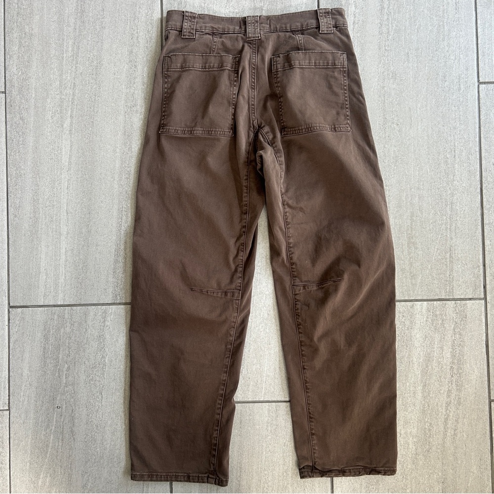 Madewell Chocolate Brown Barrel Utility Pants - Picture 5 of 6